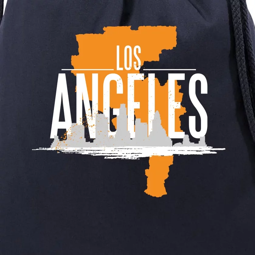 Los Angeles Rugged Drawstring Bag