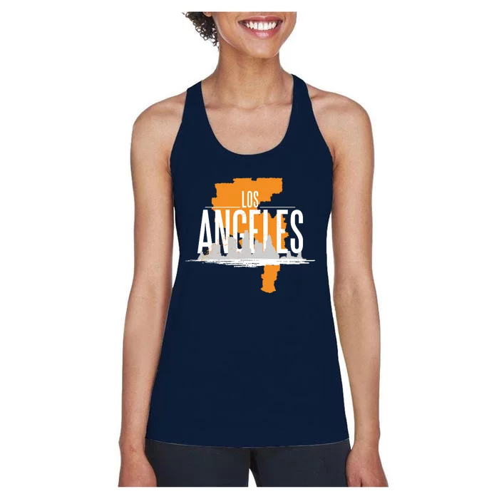 Los Angeles Rugged Women's Racerback Tank