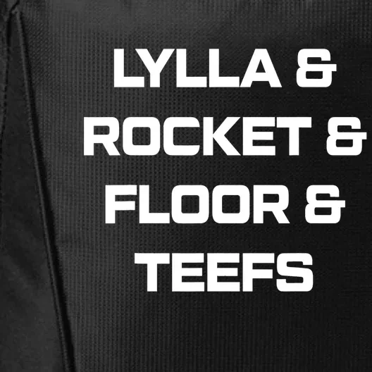 Lylla And Rocket And Floor And Teefs Guardian Of The Galaxy City Backpack