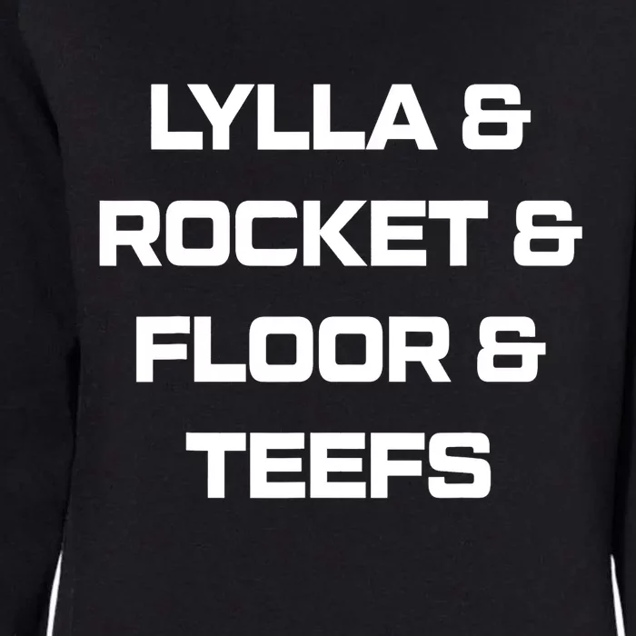 Lylla And Rocket And Floor And Teefs Guardian Of The Galaxy Womens California Wash Sweatshirt