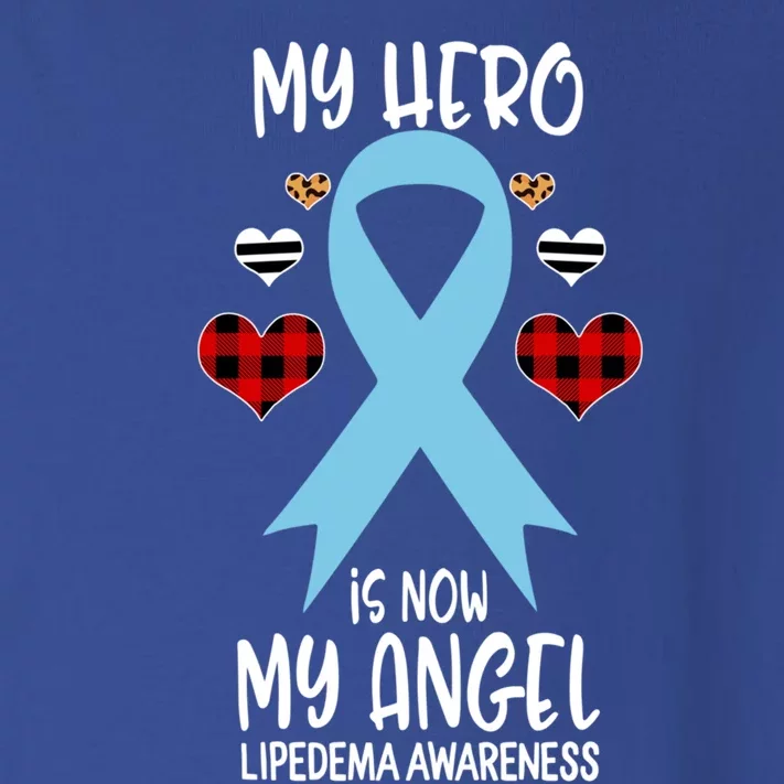 Lipedema Awareness Remembrance Hero Is Now My Angel Gift Toddler Long Sleeve Shirt