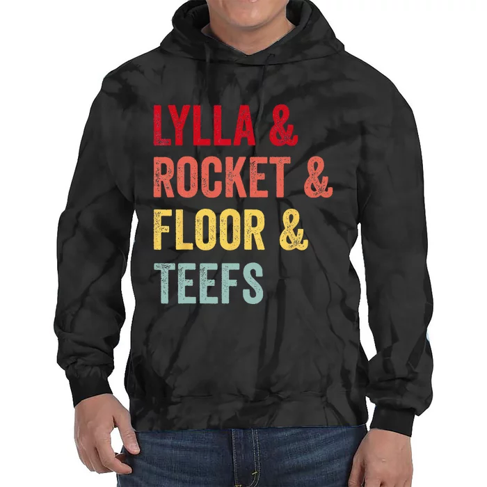 Lylla And Rocket And Floor And Teefs Birthday Tie Dye Hoodie