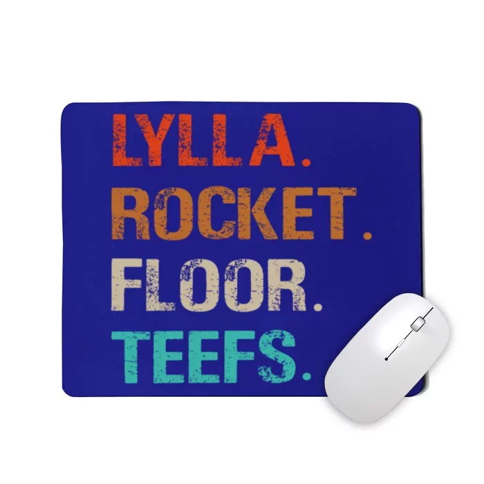 Lylla And Rocket And Floor And Teefs Funny Vintage Mousepad