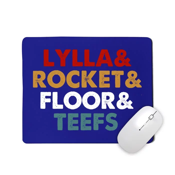 Lylla And Rocket And Floor And Teefs Funny Vintage Mousepad