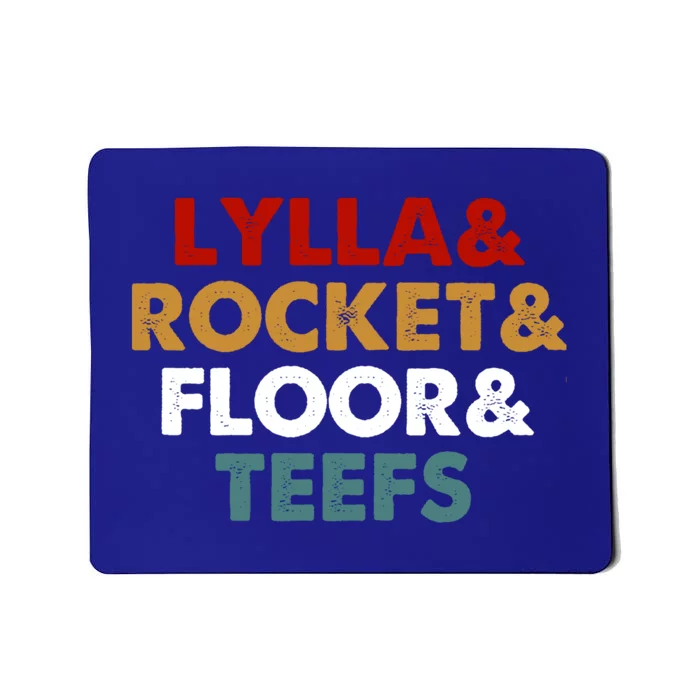 Lylla And Rocket And Floor And Teefs Funny Vintage Mousepad