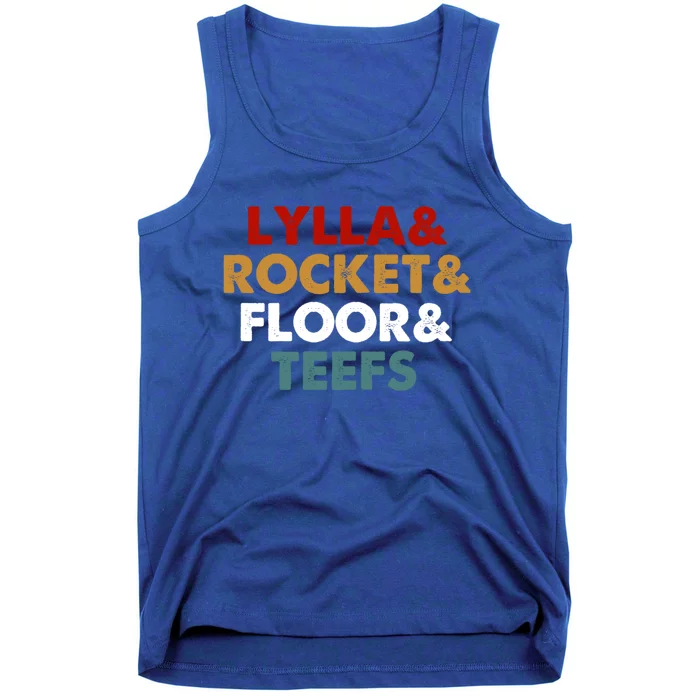 Lylla And Rocket And Floor And Teefs Funny Vintage Tank Top