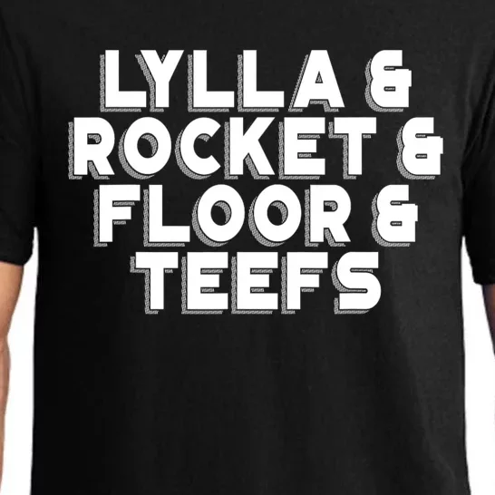 Lylla And Rocket And Floor And Teefs Funny Pajama Set