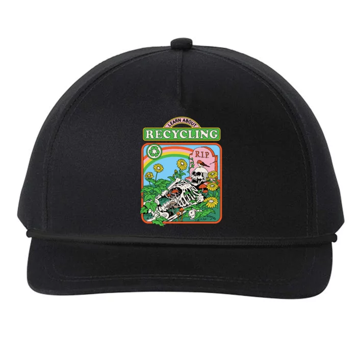 Learn About Recycling Snapback Five-Panel Rope Hat