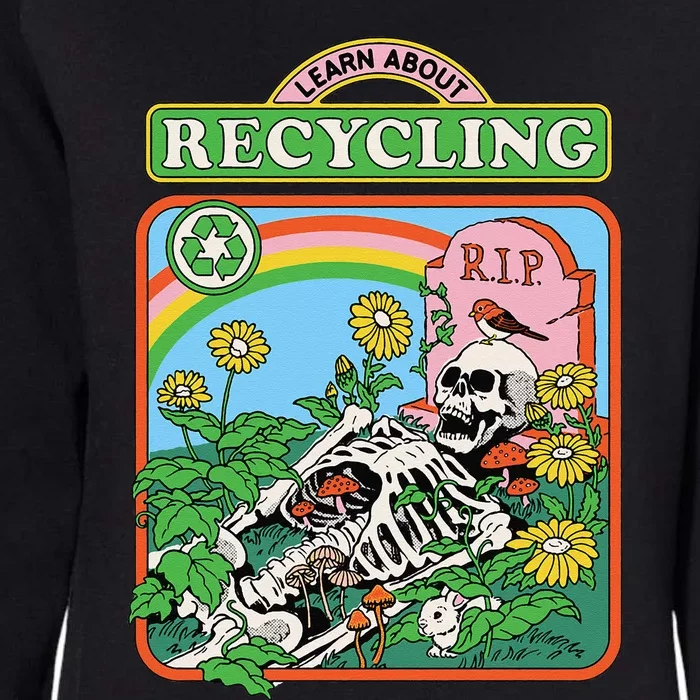 Learn About Recycling Womens California Wash Sweatshirt