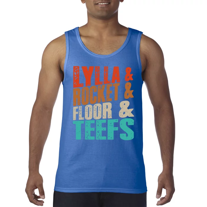 Lylla And Rocket And Floor And Teefs Funny Vintage Tank Top