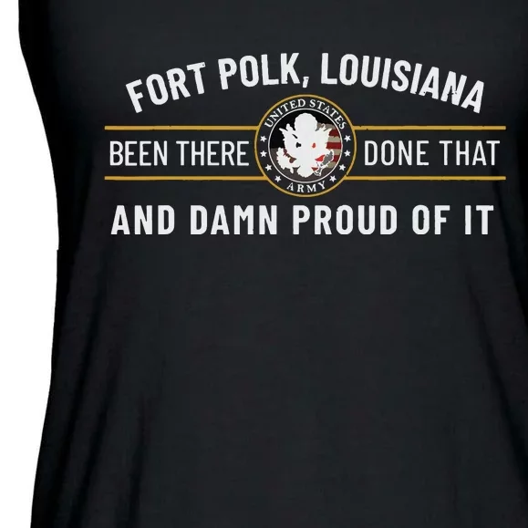 Louisiana Alumni Retro Gift Ladies Essential Flowy Tank