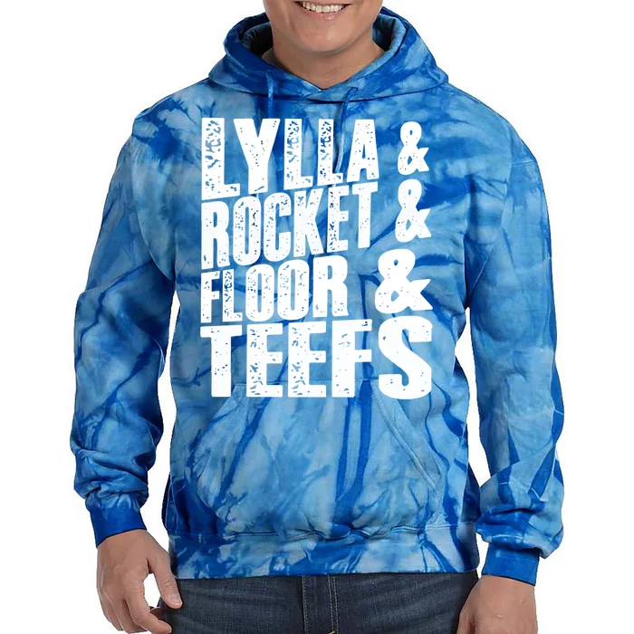 Lylla And Rocket And Floor And Teefs Funny Tie Dye Hoodie