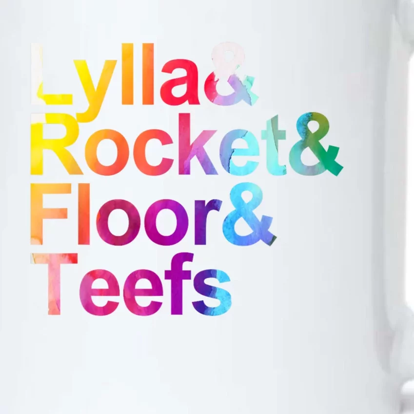 Lylla And Rocket And Floor And Teefs Funny Black Color Changing Mug