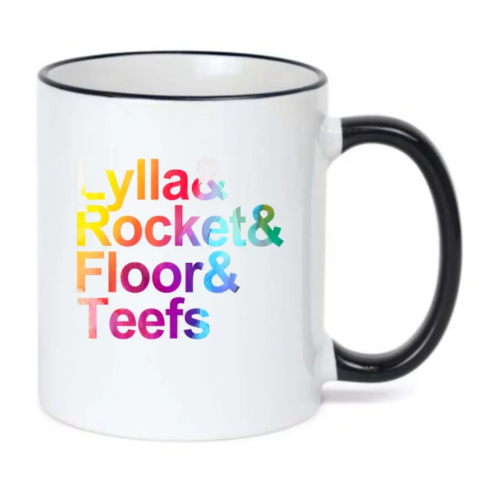 Lylla And Rocket And Floor And Teefs Funny Black Color Changing Mug