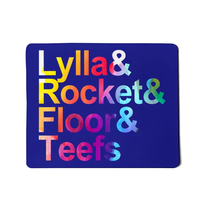 Lylla And Rocket And Floor And Teefs Funny Mousepad