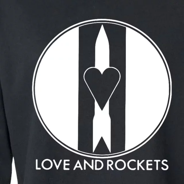 Love And Rockets Cropped Pullover Crew