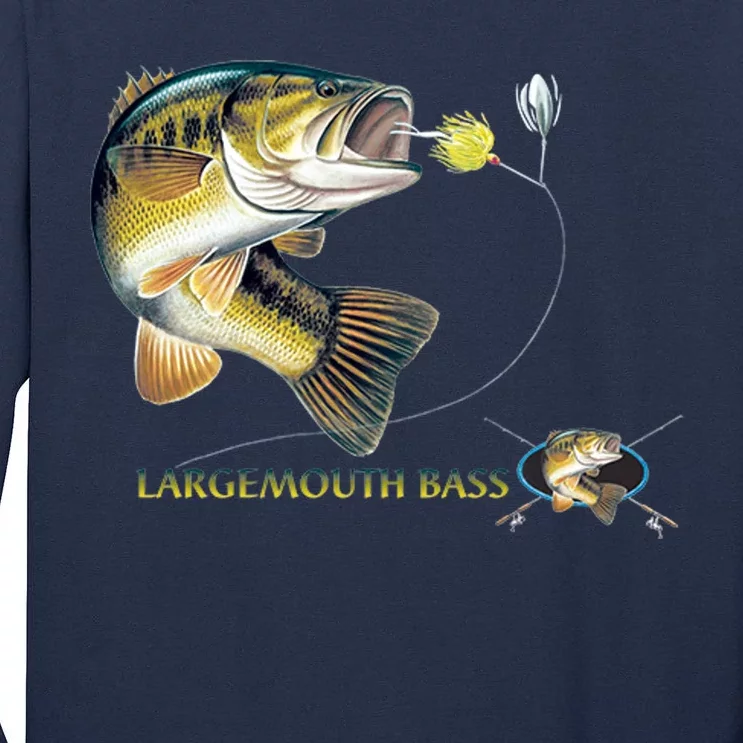 Largemouth Bass Tall Long Sleeve T-Shirt