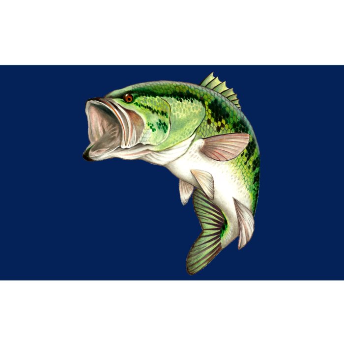 Largemouth Bass Swimming Bumper Sticker