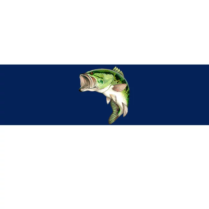 Largemouth Bass Swimming Bumper Sticker