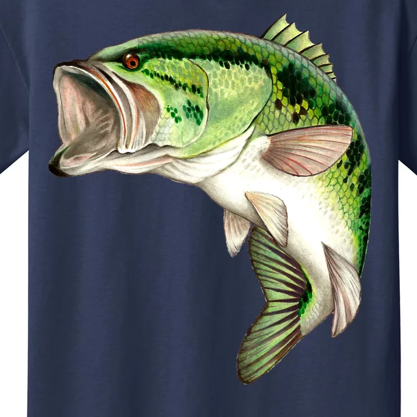 Largemouth Bass Swimming Kids T-Shirt