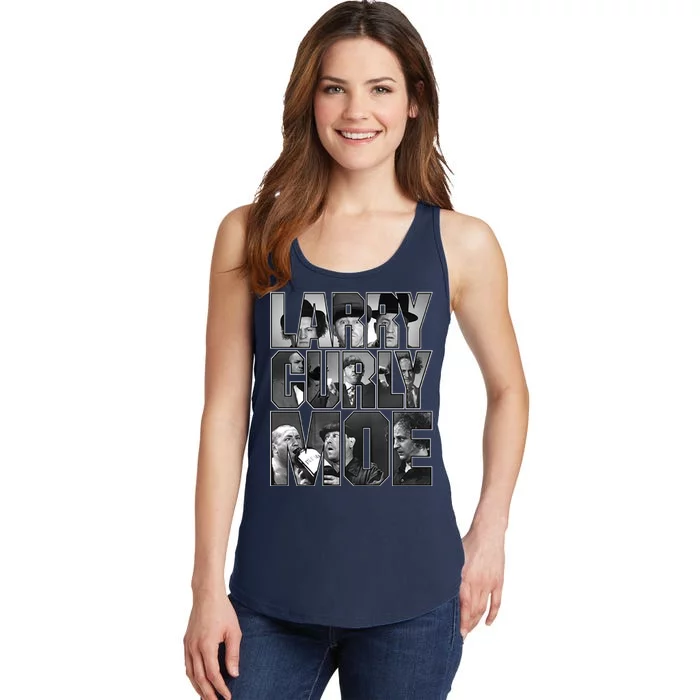 Larry Curly Moe Three Stooges Ladies Essential Tank