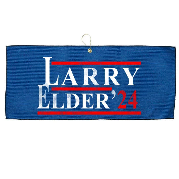 Larry Elder 2024 Vintage Campaign Election Large Microfiber Waffle Golf Towel