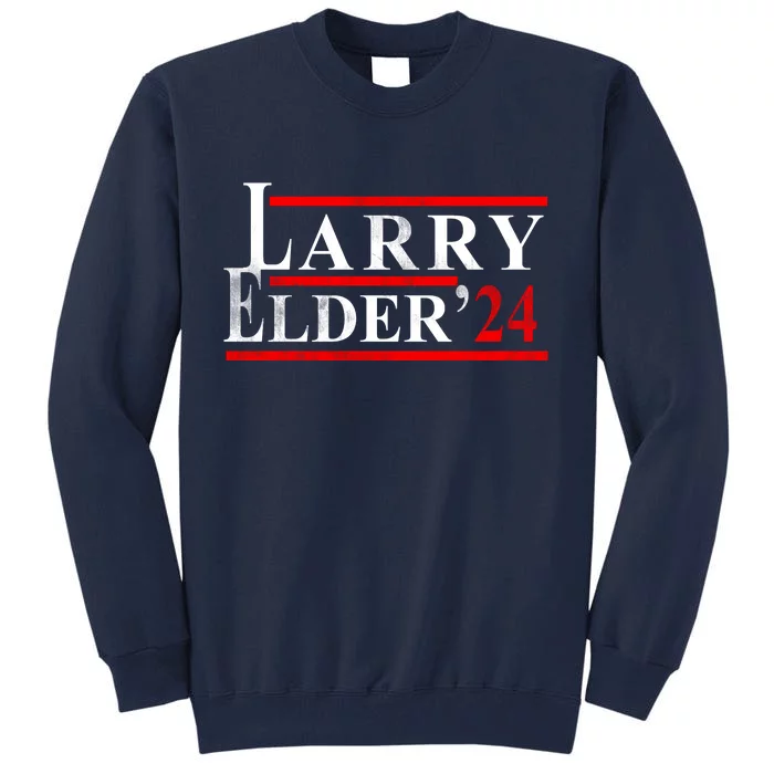 Larry Elder 2024 Vintage Campaign Election Tall Sweatshirt