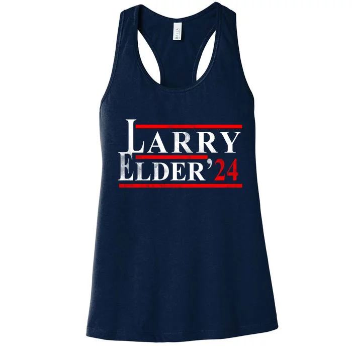 Larry Elder 2024 Vintage Campaign Election Women's Racerback Tank