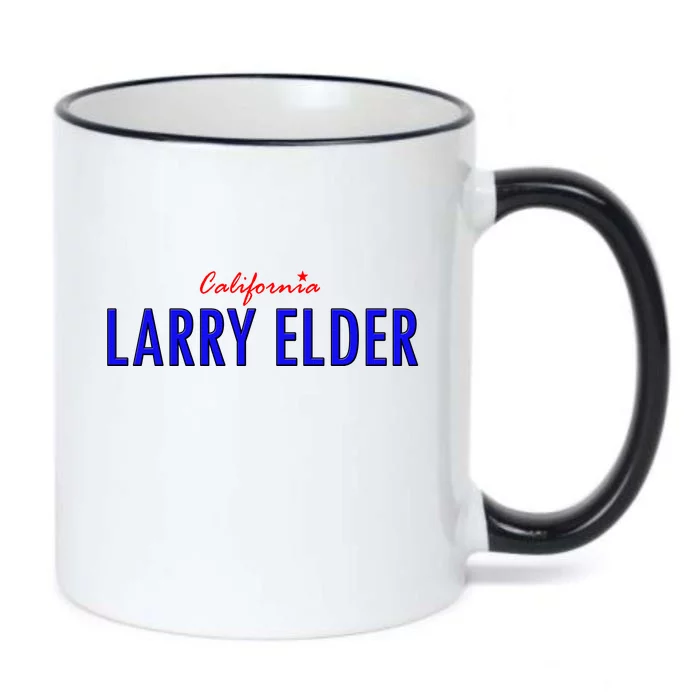 Larry Elder For California Black Color Changing Mug