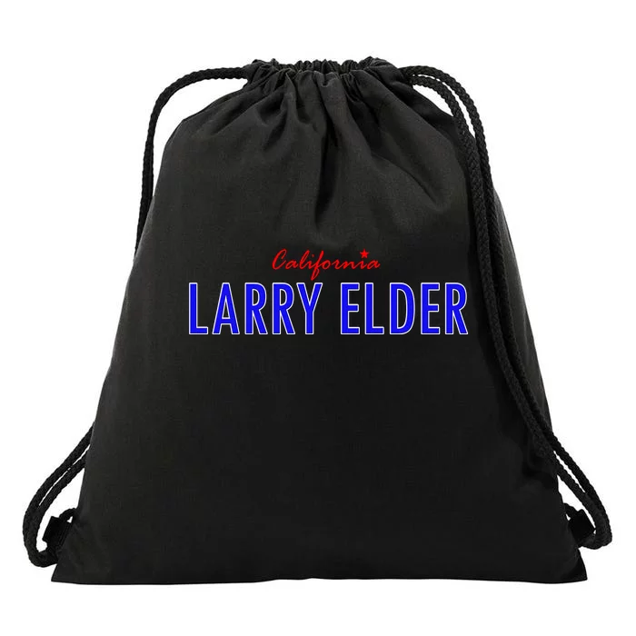 Larry Elder For California Drawstring Bag