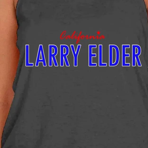 Larry Elder For California Women's Knotted Racerback Tank