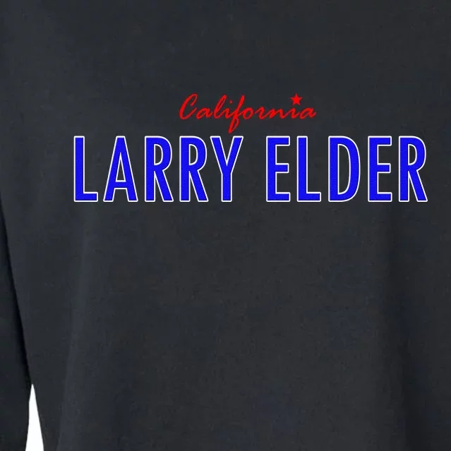 Larry Elder For California Cropped Pullover Crew