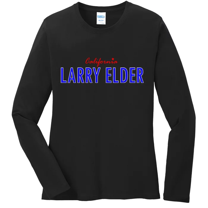 Larry Elder For California Ladies Long Sleeve Shirt