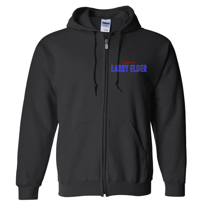 Larry Elder For California Full Zip Hoodie