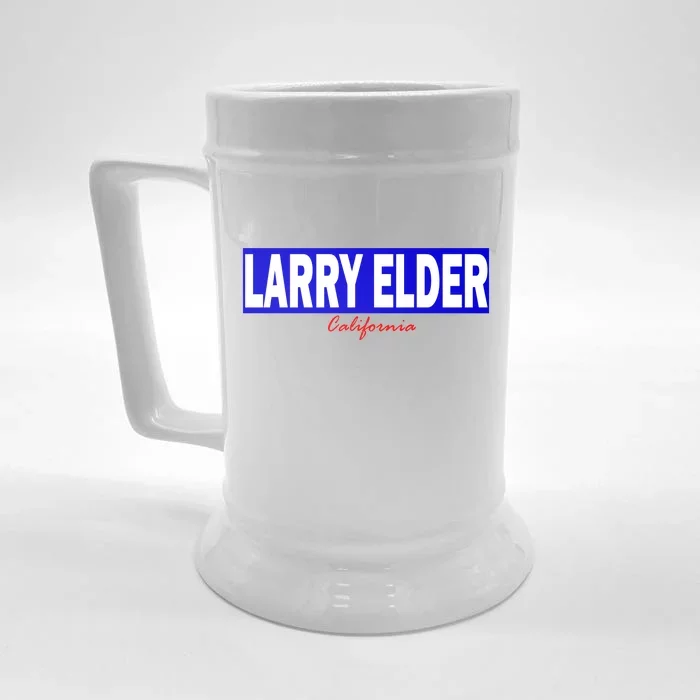 Larry Elder For California Governor Front & Back Beer Stein