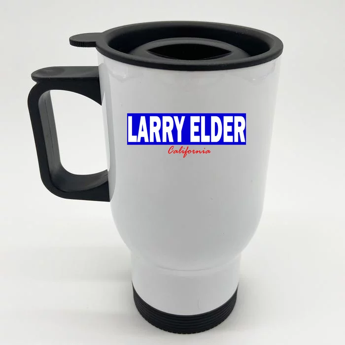 Larry Elder For California Governor Front & Back Stainless Steel Travel Mug