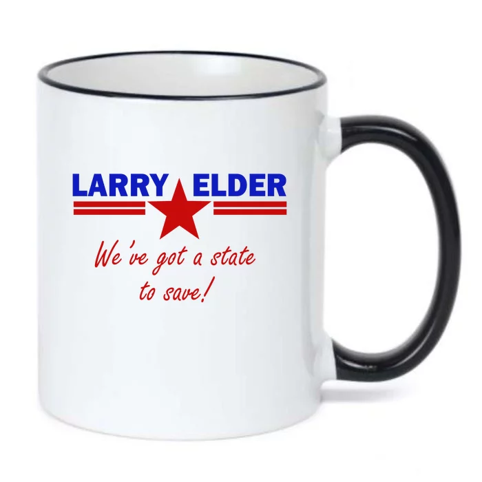 Larry Elder For California We've Got A State To Save Black Color Changing Mug