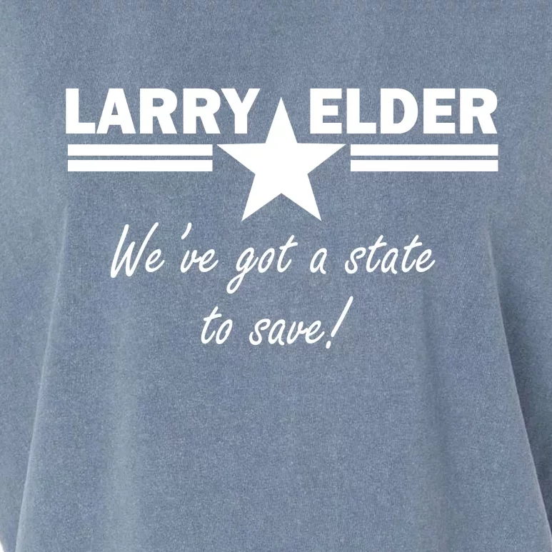 Larry Elder For California We've Got A State To Save Garment-Dyed Women's Muscle Tee