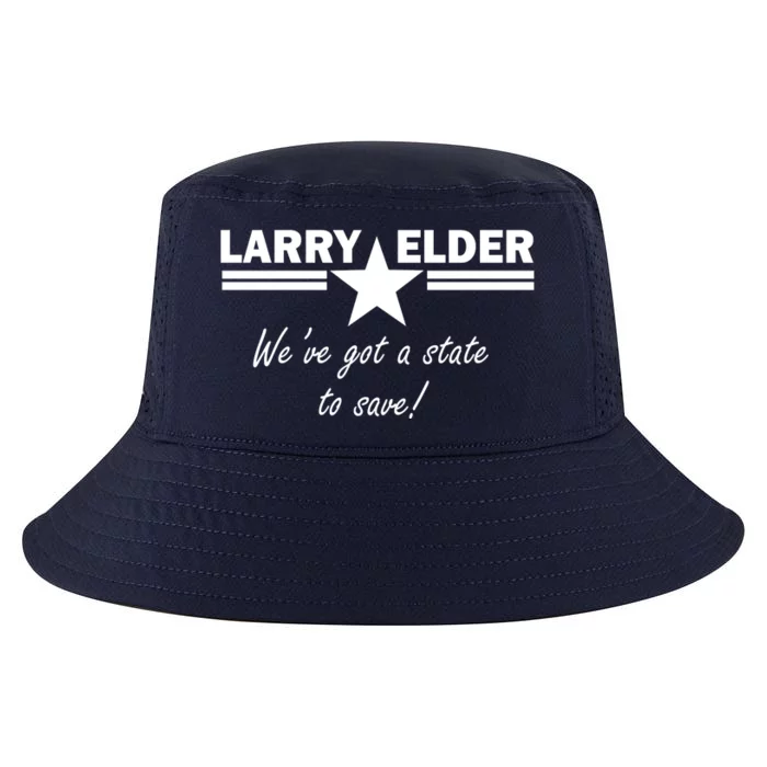 Larry Elder For California We've Got A State To Save Cool Comfort Performance Bucket Hat