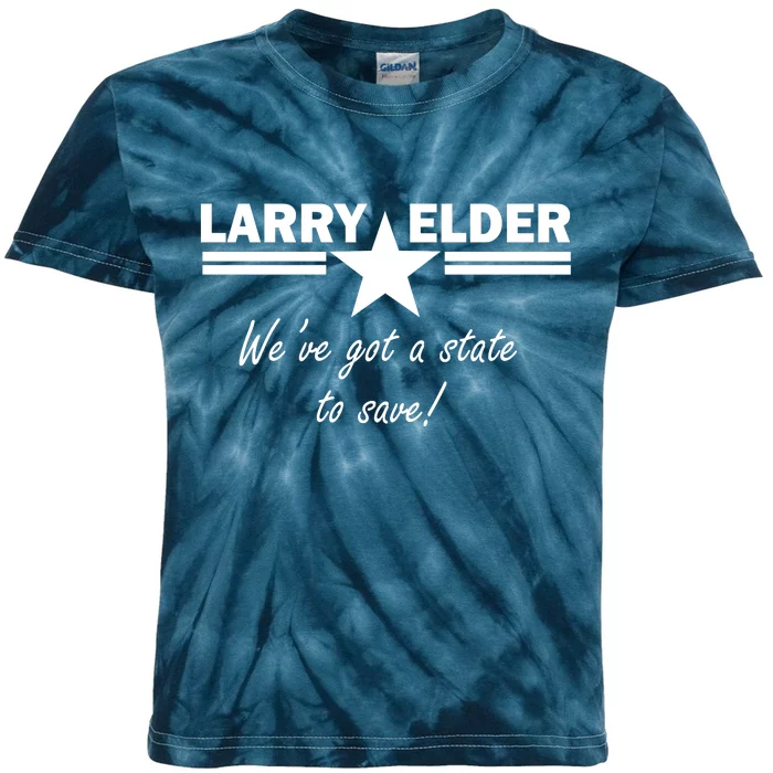 Larry Elder For California We've Got A State To Save Kids Tie-Dye T-Shirt