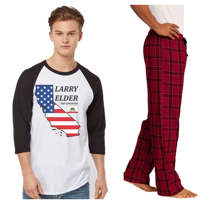 Larry Elder For Governor Raglan Sleeve Pajama Set