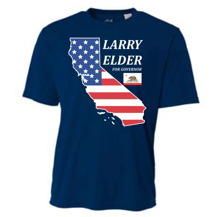 Larry Elder For Governor Cooling Performance Crew T-Shirt