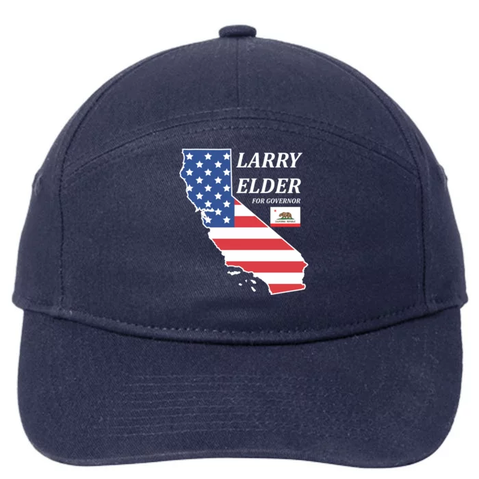 Larry Elder For Governor 7-Panel Snapback Hat