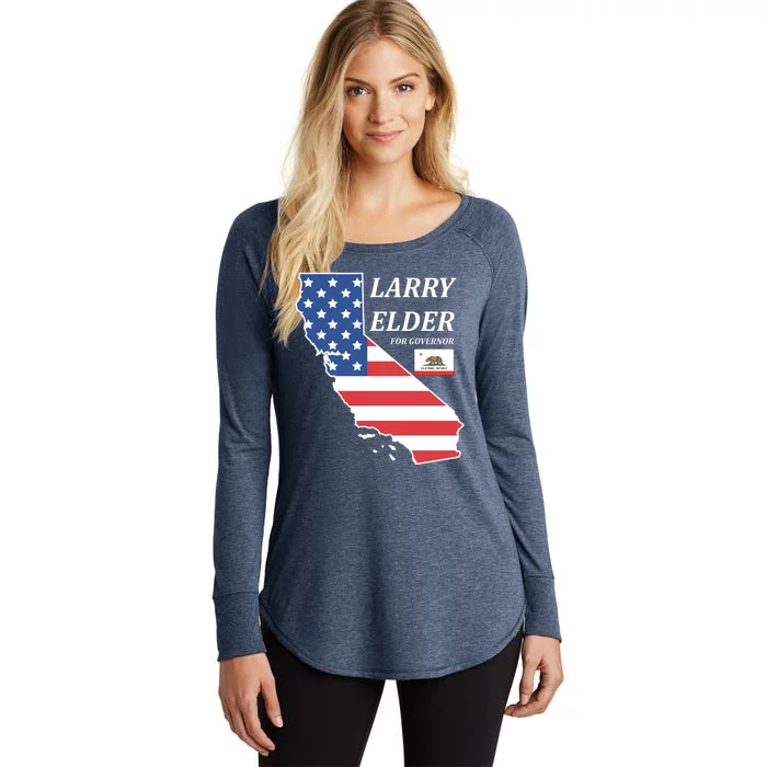 Larry Elder For Governor Women's Perfect Tri Tunic Long Sleeve Shirt