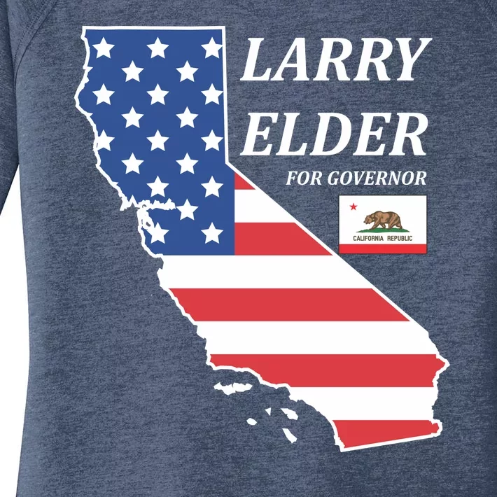 Larry Elder For Governor Women's Perfect Tri Tunic Long Sleeve Shirt