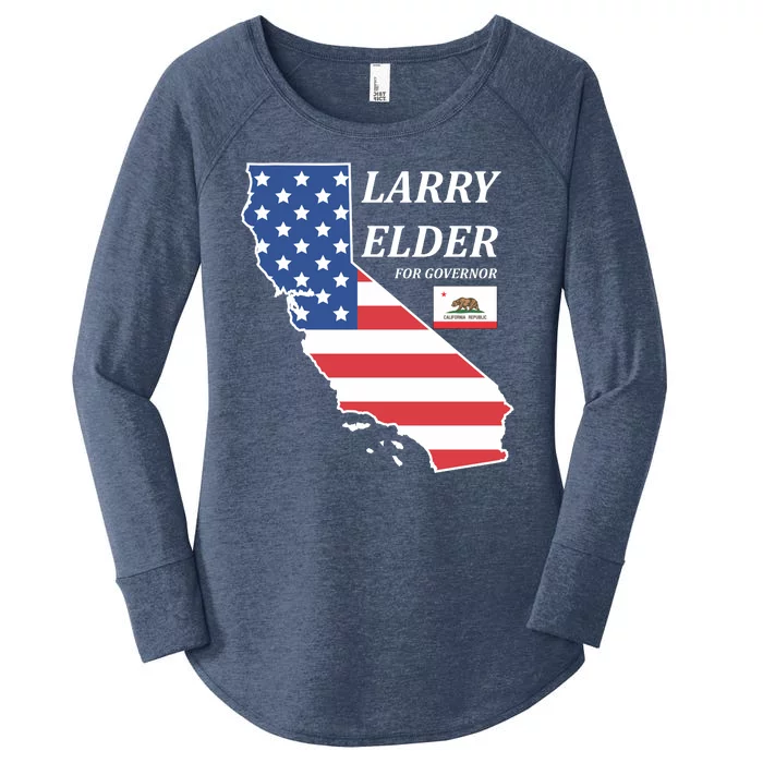 Larry Elder For Governor Women's Perfect Tri Tunic Long Sleeve Shirt