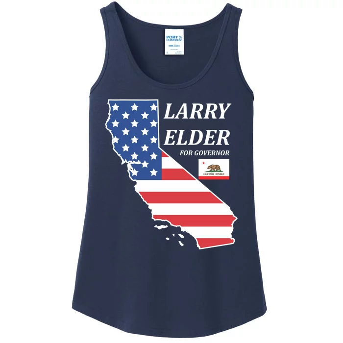 Larry Elder For Governor Ladies Essential Tank