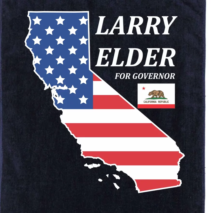 Larry Elder For Governor Platinum Collection Golf Towel