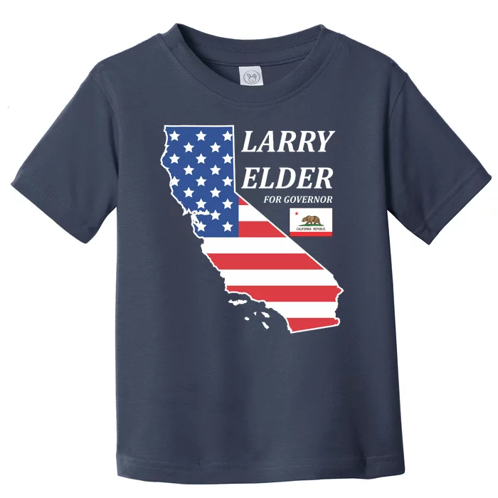 Larry Elder For Governor Toddler T-Shirt