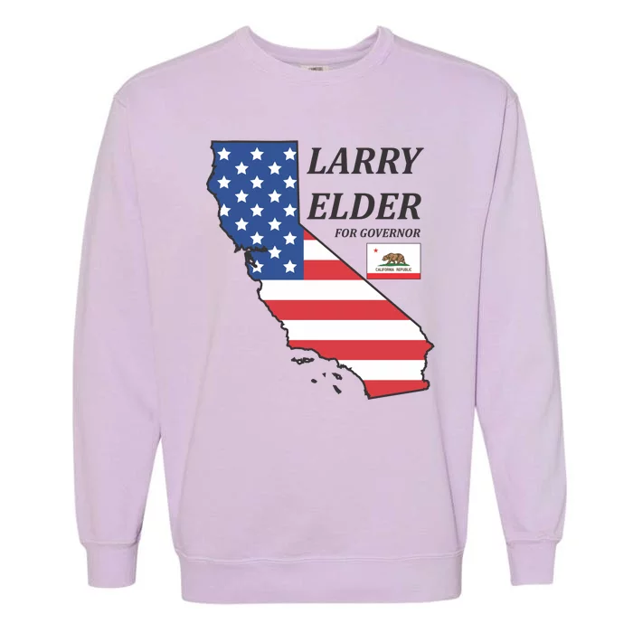 Larry Elder For Governor Garment-Dyed Sweatshirt